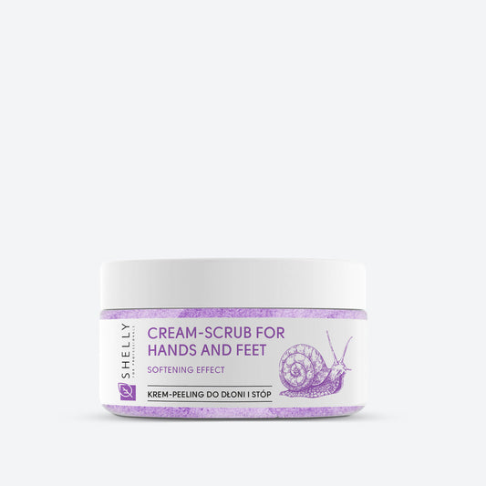CREAM-SCRUB  For hands and feet with allantoin, snail extract and shea oil 350 g