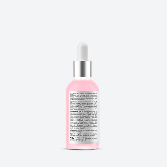 NAIL AND CUTICLE OIL  With strawberry extract and vitamin E 30 ml