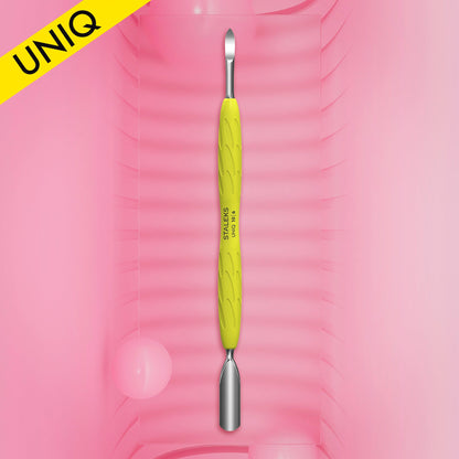 STALEKS UNIQ 10 TYPE 6 Gummy Rounded wide pusher and nail cleaner