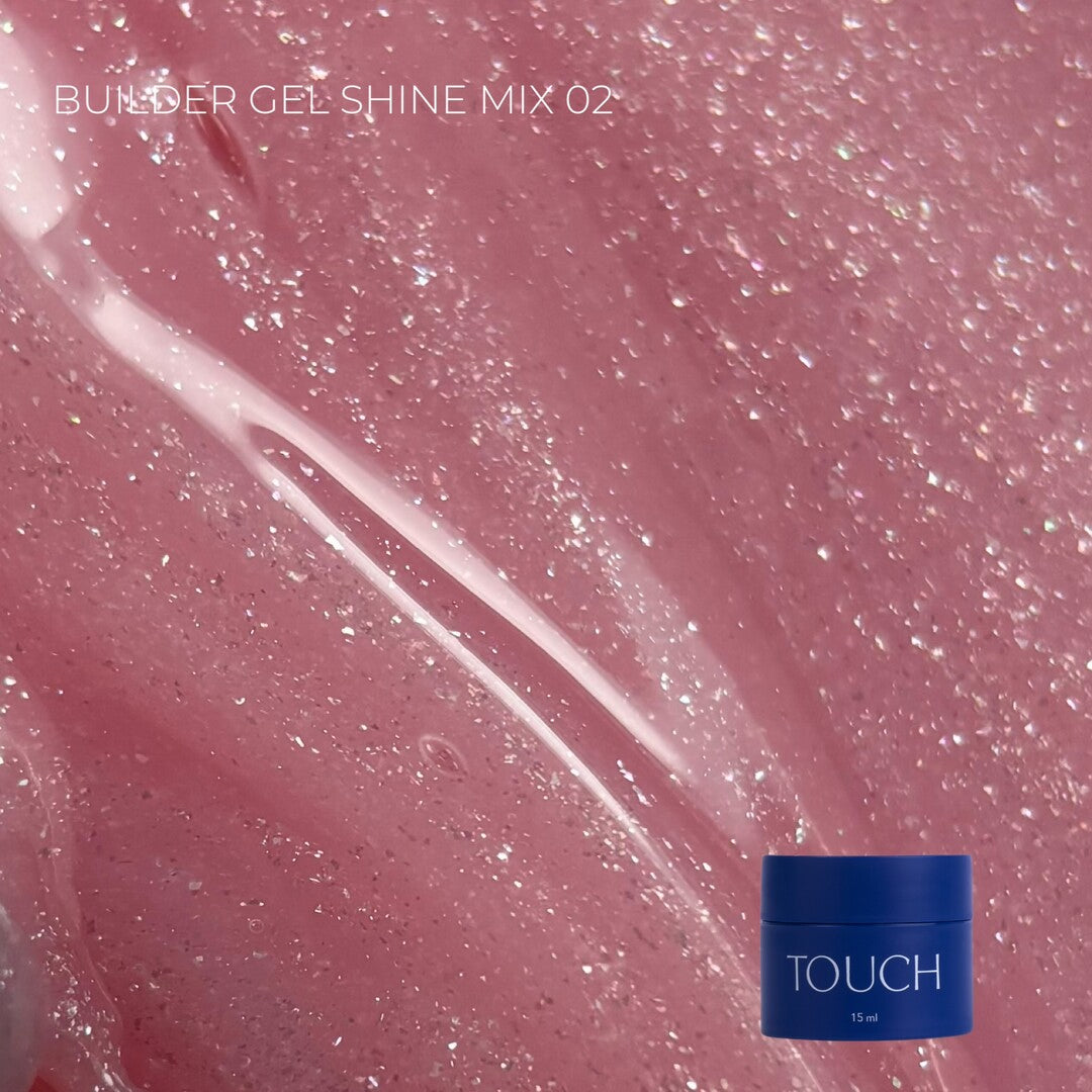 Touch Builder gel Shine Mix, 15 ml, 02