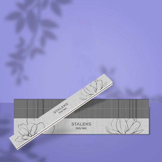 STALEKS EXPERT 20 100/180 Straight mineral nail file,(25 pc)