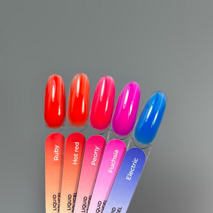 Touch Neon liquid polygel, 15 ml, Electric