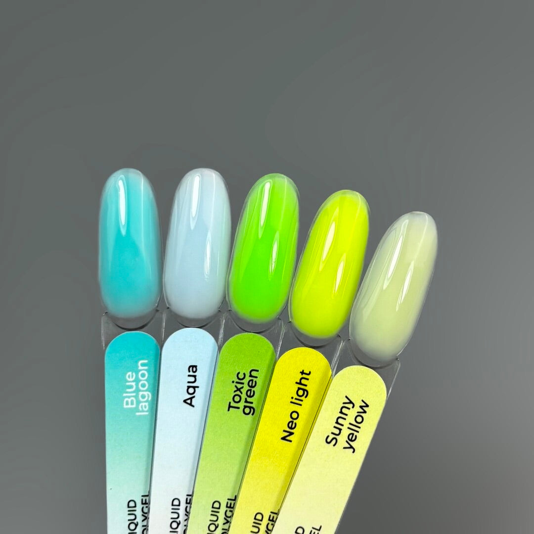 Touch Neon liquid polygel, 15 ml, Fuchsia