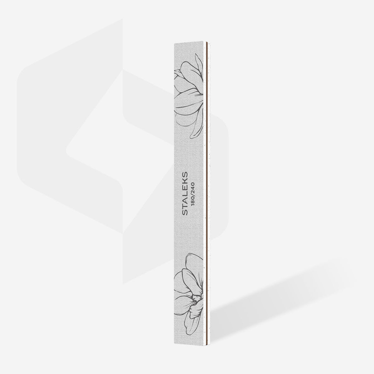 STALEKS EXPERT 20 180/240 grit Straight mineral nail file, (25 pc)