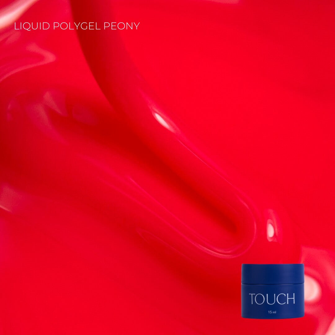Touch Neon liquid polygel, 15 ml, Peony