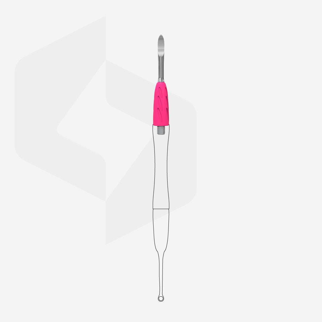 STALEKS UNIQ 19 Combo Working part of the pusher (nail cleaner pusher)